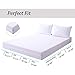 DOWNCOOL Zippered Mattress Encasement Cover- Include 2 Bonus Pillowcase- Bed Bug Proof, Dust Mite Proof, Breathable Six Sided Mattress Protector (9-12 deep, Queen)