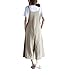 Hulaha Womens Linen Loose Fit Overalls Jumpers