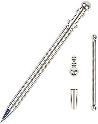 SBOTT Flexible Fidget Pen Magnetic Metal Pen Boredom Writing Pen Helps with ADHD and Stress, Improves Classroom Concentration for Adult and Children Office Workers