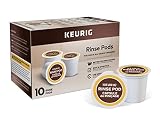 Keurig Rinse Pods, Reduces Flavor Carry Over, Compatible with Keurig Classic/1.0 & 2.0 K-Cup Pod Coffee Makers, 10 Count