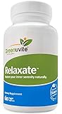 Greenuvite Anxiety Relief - Natural Anti Anxiety, Stress & Panic Relief Supplement. 60 Caps. Calm & Relax Fast Acting Stress Relief & Mood Booster for Depression