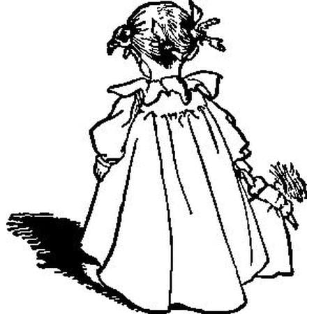 Joanna Sheen Stamps JS Little Girl Stamp