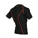 OUTOF Men's Short Sleeve T-Shirts Baselayer Cool Dry Compression Top Running Yoga Rashguard MTS7317
