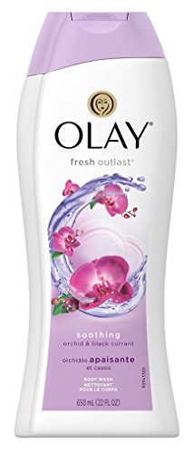 Olay Body Wash Fresh Soothing Orchid & Black Currant 22 Ounce (650ml) (2 Pack)