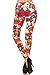 D019-PLUS Rhapsody in Red Printed Stylish Leggings