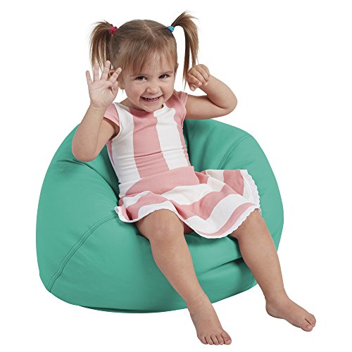 ECR4Kids Toddler Classic Bean Bag Chair for Children and Kids, Emerald