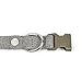 Martha Stewart Tweed Adjustable Bow Tie Collar for Dogs, Grey, Size 14