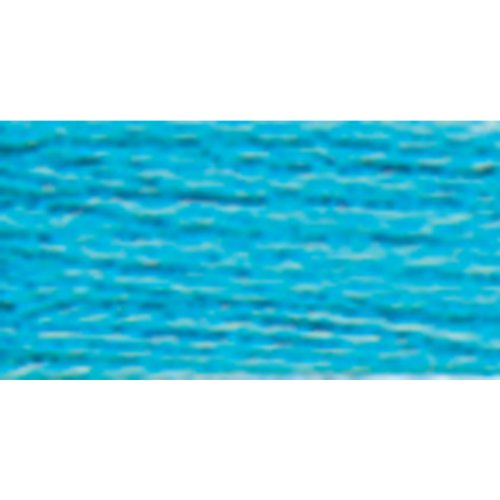 DMC 117-3845 Mouline Stranded Cotton Six Strand Embroidery Floss Thread, Medium Bright Turquoise, 8.7-Yard