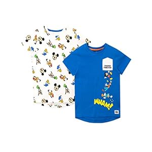 Disney Jongens Mickey Mouse T-Shirt 2 Stuks