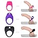 Louviva Vibrating Cock Ring, Male Penis Ring Sets with Clitoral Stimulate Features, Efficient Delay Adult Toys for Couples and Lovers (3-Piece Set)