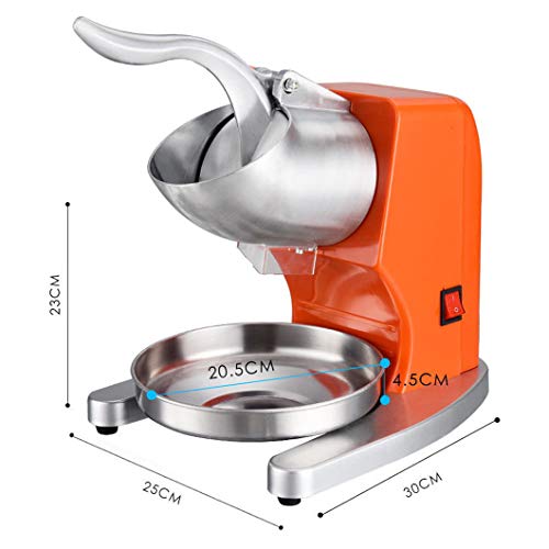 Ice Crusher Eiscrusher Eiszerkleinerer,95kg/h Smoothies Elektro Ice Shaver Maschine für Haushalt Commercial Use – Bild 8