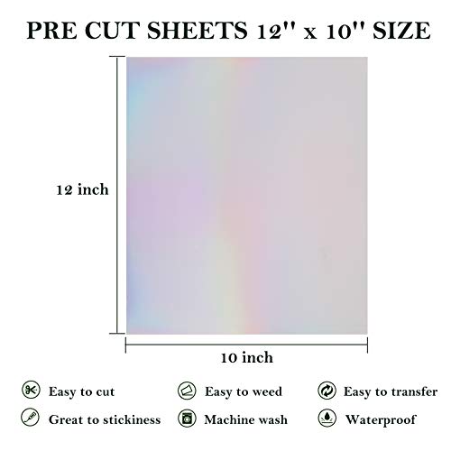 Heat Transfer Vinyl for T-Shirt Christmas Buffalo Plaid Iron On Vinyl Sheet PU HTV Bundle with Tweezers Assorted Colors Works with Cricut and Other Cutters -12’’X10’’-12PCS