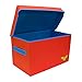 Wonder Woman Collapsible Kids Toy Storage Chest by DC Comics - Flip-Top Toy Organizer Bin for Closets, Kids Bedroom, Boys & Girls Toys - Foldable Toy Basket Organizer with Strong Handles & Design