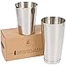 DISCONTINUED-Boston Shaker: Professional Stainless Steel Cocktail Shaker Set, including 18oz Unweighted & 28oz Weighted Shaker Tins