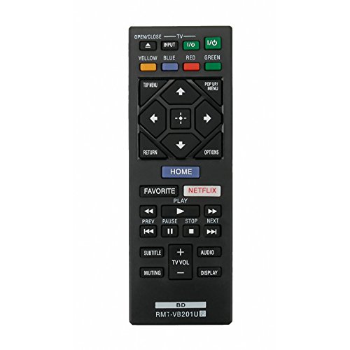 New RMT-VB201U Replace Remote Control fit for Sony Blu-Ray BD Disc DVD Player BDP-BX370 BDP-S1700 BDP-S3700 BDP-S6700 UBP-X700