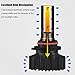 Sampino 9005/H10/HB3 LED Headlight Bulbs All-in-One Conversion Kit 2Packs High Beam/Fog Light Bulb(9140/9145/9040/9045) 8000LM 5500K 12xCSP Chips Cool White
