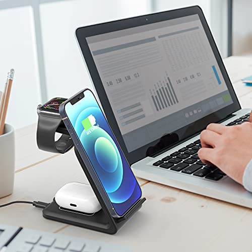 Wireless Charging Station for iPhone Multiple Devices Apple 3 in 1