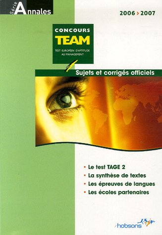 Annales TEAM