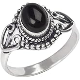 Gemstone Ring, Silver Ring, Silver Overlay Handmade Ring, Bohemian Jewelry, Silver Ring For Women Girls All Size US, Anniversary Gift, Gift For Her, Christmas Gift