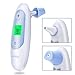 Baby Thermometer - Forehead and Ear Thermometer for Fever by Meyoung - Accurate Dual Mode Basal Medical Digital Body Infrared Thermometers for Baby,Kids,Infant,Toddler and Adult - Temporal Thermometer