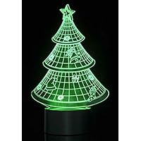 AZ Trading & Import TG2823 Christmas Tree Laser Cut Precision LED Lights, Multicolor