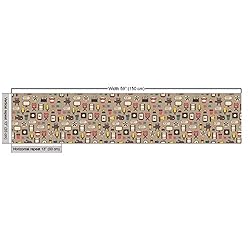 Lunarable Movie Theater Fabric by The Yard, Retro
