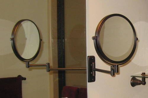 Elegant Bronze Make up Mirror Strong 7x for Makeup