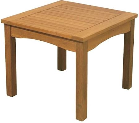 Amazon Com Arboria 880 33731 Idlewild Outdoor Wood Happy Hour Side Table Patio Side Tables Garden Outdoor