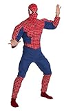Spiderman Deluxe Costume Muscle Chest Adult