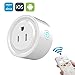 Wifi Smart Plug, Mengyasi Mini Smart Socket Works with Amazon Alexa with Timing Function, Switch On/Off your Electric Equipment from Anywhere via Smartphone or Tablets, No Hub Required