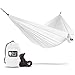 Bear Butt Double Parachute Hammock - You Want Some Hammocks? Then You Need Our Camping Hammock - 2 yr Company On Amazon - The Reviews Say It All - Grab One While They Are Hot (White / White)