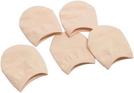 Women's Cotton Toe Topper Liner No show Cover Half Socks Pack of 5