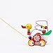 DOUYYE Wooden Duck Trailer Around Beads Educational Game Toys for Boy Girl ,Birthday Gift Toy for Age 1 2 3 4 5 Years Old and Up Kid Children Baby Toddler