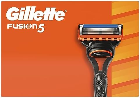 Fusion5 12 Lamette Fusion 5 di Ricambio per Rasoio Barba Manuale, con Striscia Lubrificante per Scorrevolezza Fluida e 6 Lame per Rasatura Profonda e Duratura
