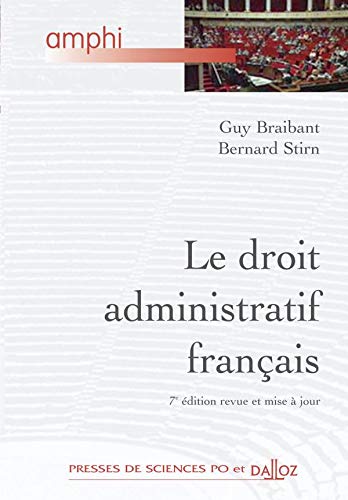 Amazon Fr Le Droit Administratif Francais 7e Ed Braibant Guy Stirn Bernard Livres