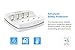 Arlo Certified: Tenergy 3.7V Arlo Battery Charger for Arlo Wireless Security Cameras (VMC3030/3200/3330/3430/3530) Fast Charger with 4-Pack 650mAh RCR123A Li-ion Rechargeable Batteries UL UN Certified
