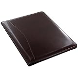 Royce Leather Shiny Leather Writing Portfolio, Writing Pad, Presentation Fold...