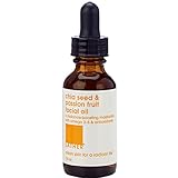 LATHER Chia Seed & Passion Fruit Face Oil 1 oz - lightweight, non-greasy facial oil with Omega-3 Fatty Acid, Vitamin C and Rosehip Seed Oil