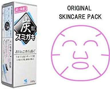 Japanese Charcoal Toothpaste with one original skincare pack