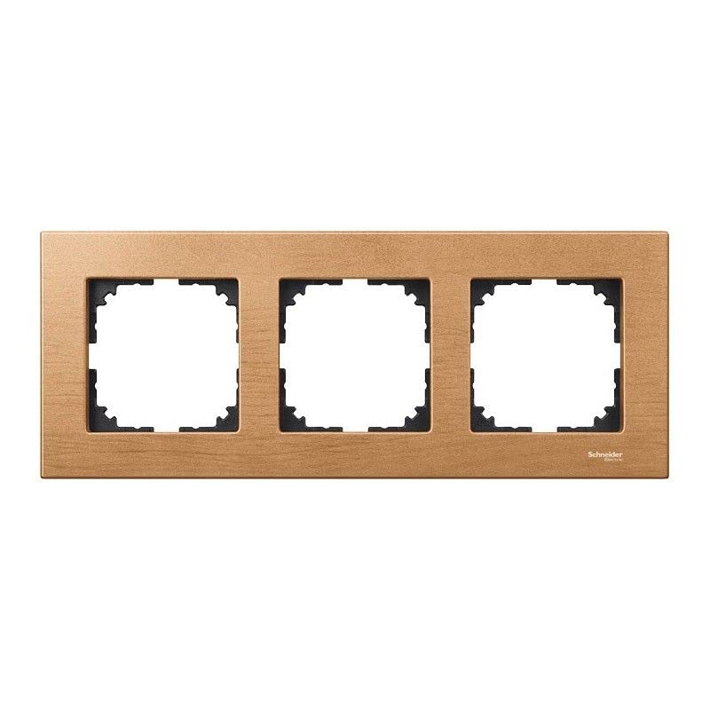 Schneider Electric mtn4053 – 3470 Frame Elegance 3 Elements, Beech