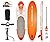 Pathfinder Inflatable SUP Stand Up Paddle Board, Complete KIT: Board, Fin, Pump, Paddle & Carry Bag