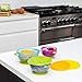 EVLA'S Silicone Plates & Baby Bowls Set, Suction Bowls with Lids and Divided Plates, Unbreakable, Easy-to-Clean Feeding Set for Growing Babies and Toddlers