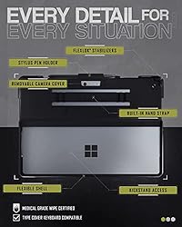 Eco Rugged Cases Black Microsoft Surface Pro