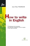 Image de How to write in English (French Edition)
