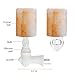 pursalt Himalayan Salt Lamp Night Light Plug in, Hand Carved Salt Rock Night Light for Bedroom Bathroom Decoration and Lighting,Pink Crystal Rock Salt Cylinder-Shaped