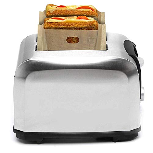 Non Stick Toaster Bags Reusable Gluten Free Heat Resistant Easy to