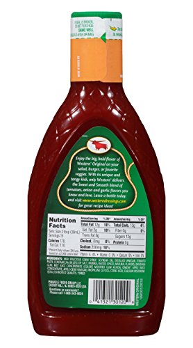 WESTERN ORIGINAL SWEET AND SMOOTH FRENCH SALAD DRESSING, 15 FL. OZ.