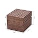 BingYes Wood Watch Box,with Ring Storage Bag Vintage Handmade Watch Box for Men/Women Watches (1 Slot)