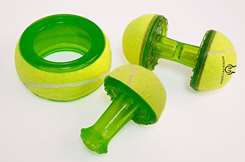 Hyper Pet Tennis Chewz Ring Interactive Dog Toy