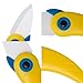 Mini Ceramic Knife by Exlif, Pocket Folding Knives Set 4 Colors- Mini Kitchen Fruit Paring Cutters